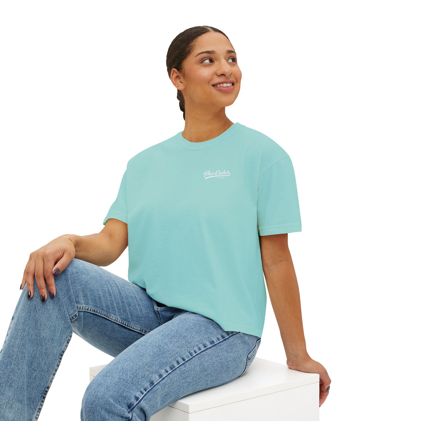 Women's Casual Cropped  T‑Shirt - Pace Cadets