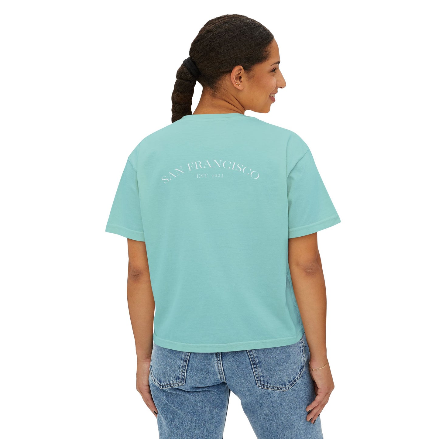 Women's Casual Cropped  T‑Shirt - Pace Cadets