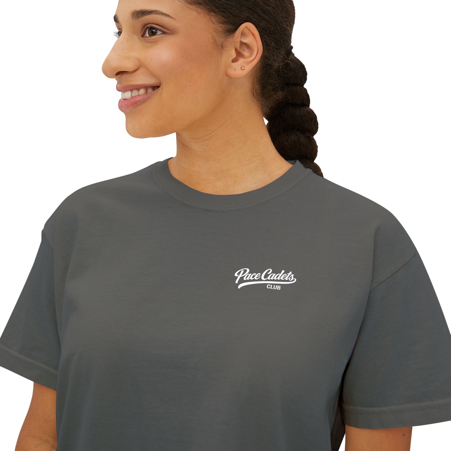 Women's Casual Cropped  T‑Shirt - Pace Cadets