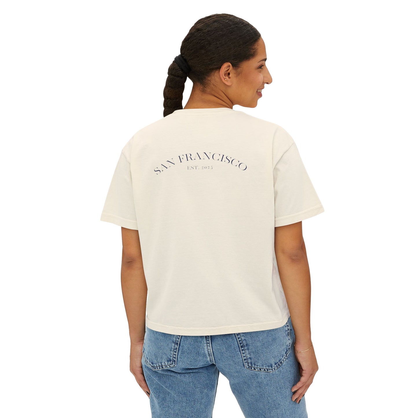 Women's Casual Cropped  T‑Shirt - Pace Cadets