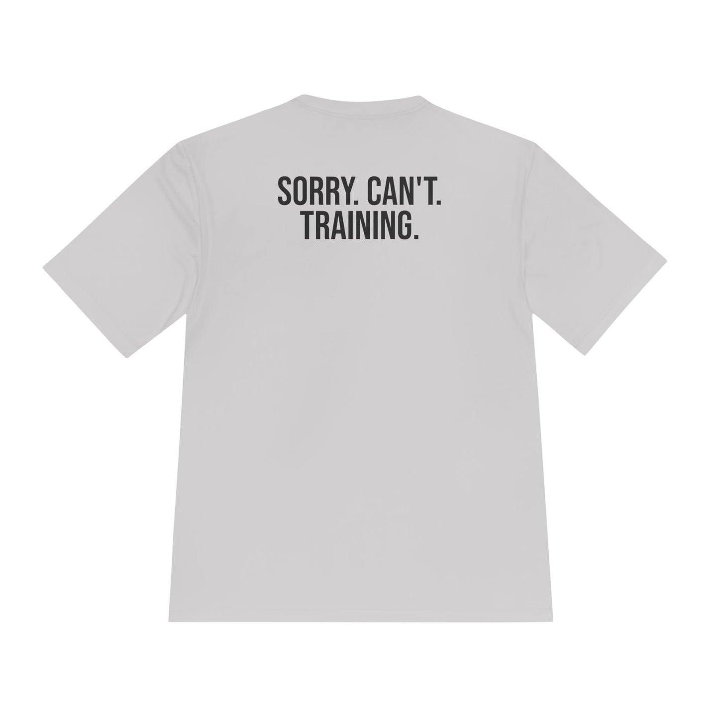 Sorry. Cant. Training. Running Tee