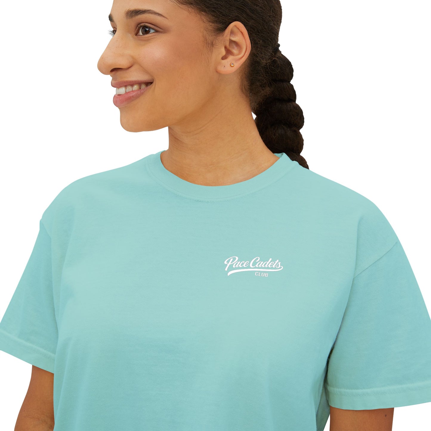 Women's Casual Cropped  T‑Shirt - Pace Cadets