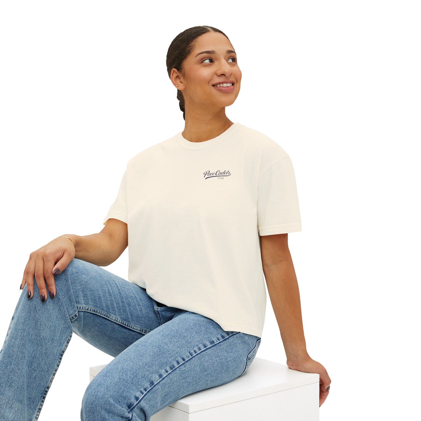 Women's Casual Cropped  T‑Shirt - Pace Cadets