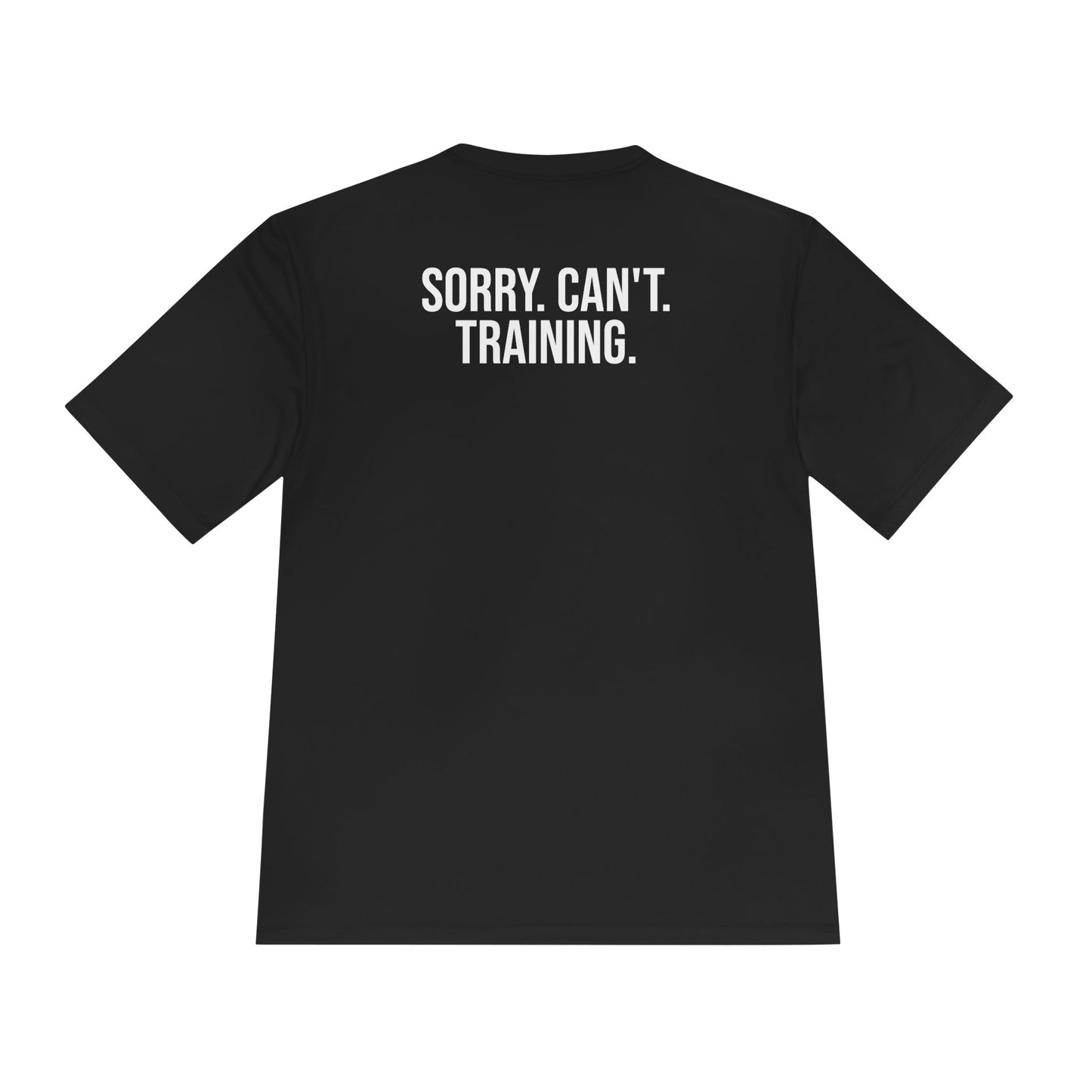 Sorry. Cant. Training. Running Tee