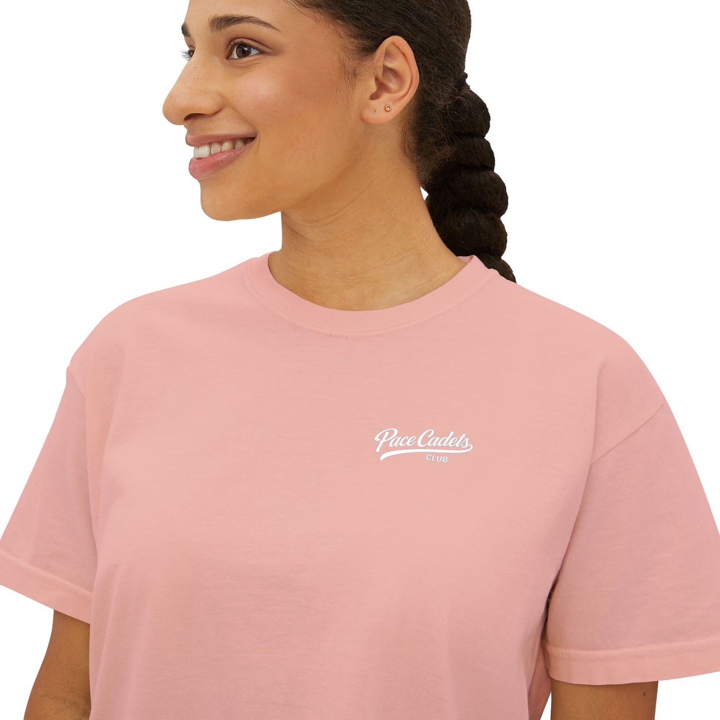 Women's Casual Cropped  T‑Shirt - Pace Cadets