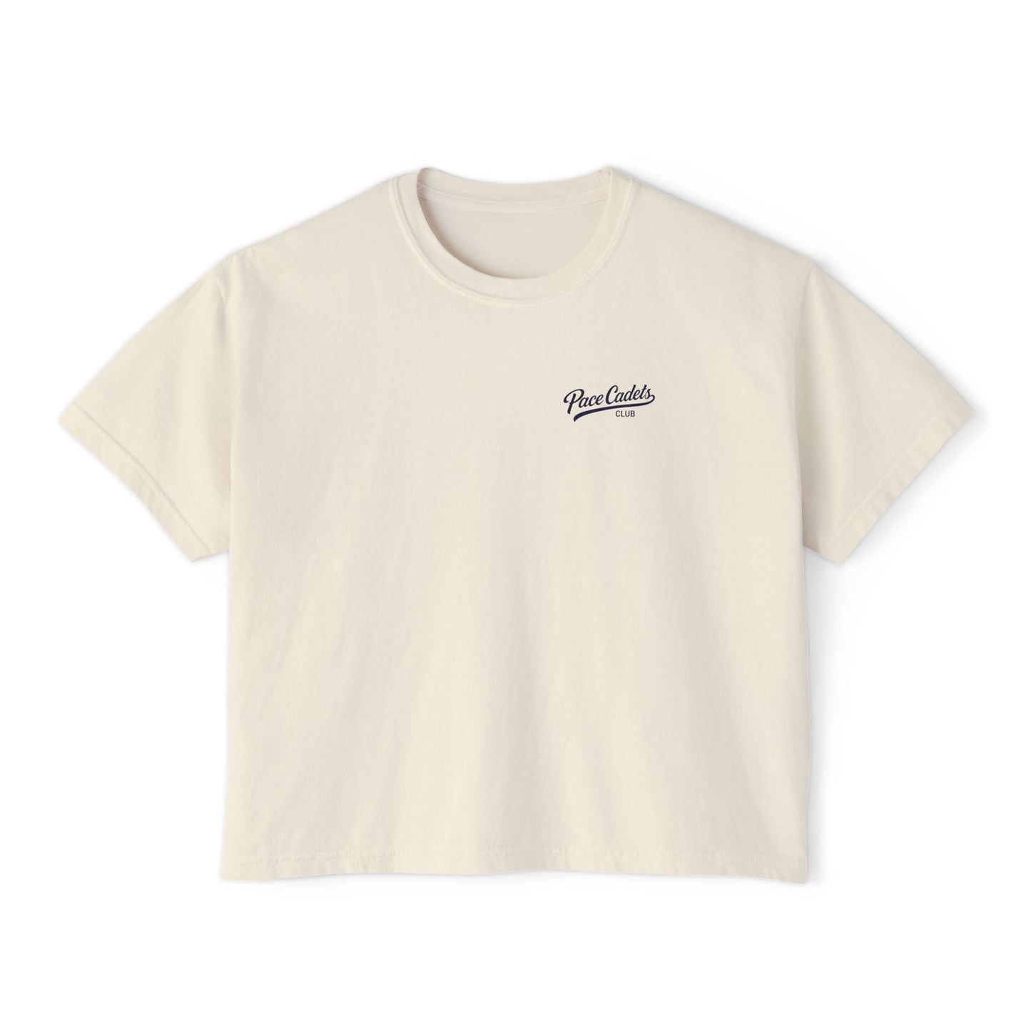 Women's Casual Cropped  T‑Shirt - Pace Cadets