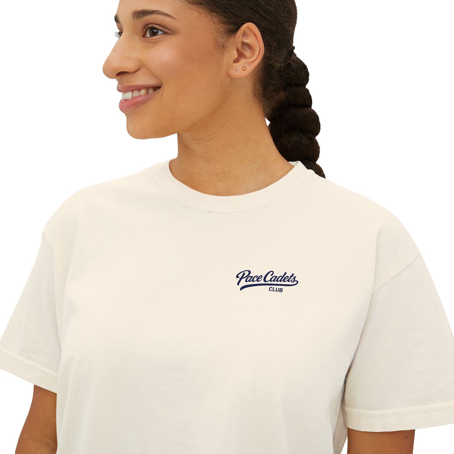 Women's Casual Cropped  T‑Shirt - Pace Cadets