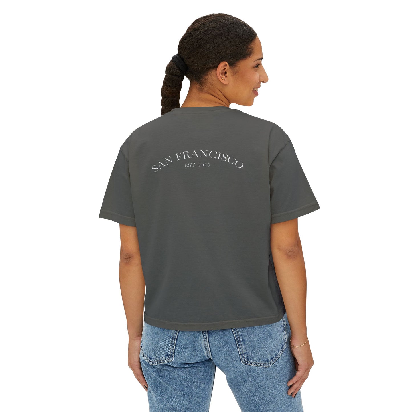 Women's Casual Cropped  T‑Shirt - Pace Cadets